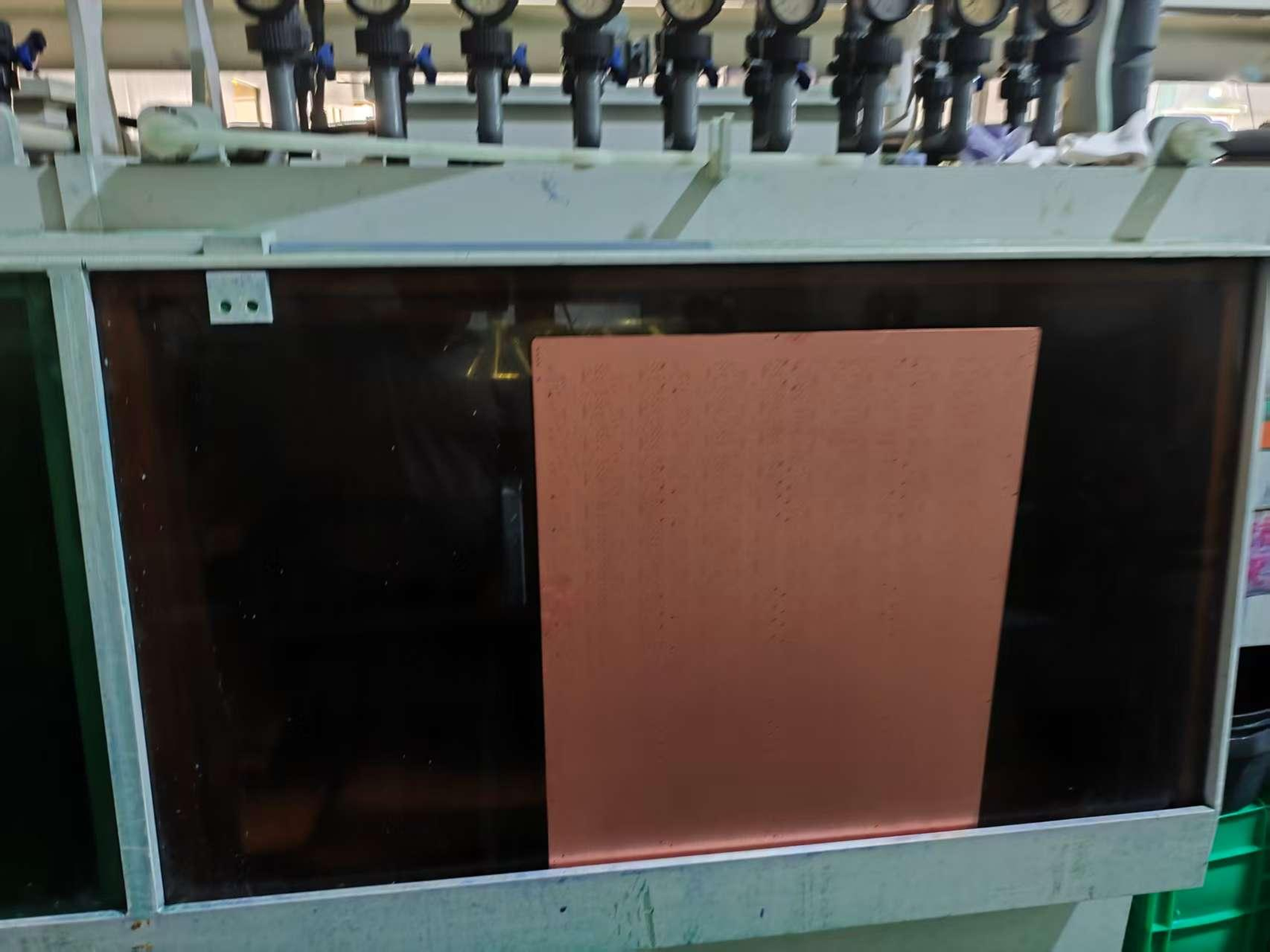 Production developing line used for the Taiyada HD-7240 developing-point test